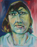 Sofia-Maria, Malerei eines weiblichen Kopfes